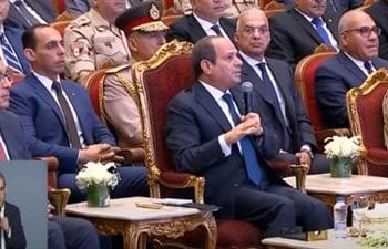 الرئيس السيسي: أتمنى الجلسة القادمة تكون للاحتفال بمشروعات الزراعة فى سيناء 1