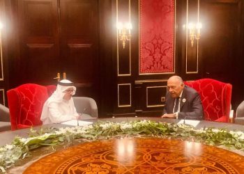 سامح شكري يلتقي بنظيره البحريني خلال أعمال مجلس وزراء الخارجية العرب في المنامة 4