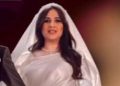 ياسمين عبد العزيز بـ الفستان الأبيض