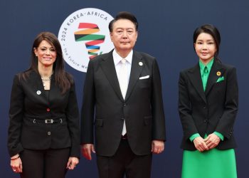 رانيا المشاط في أعمال القمة الكورية الأفريقية